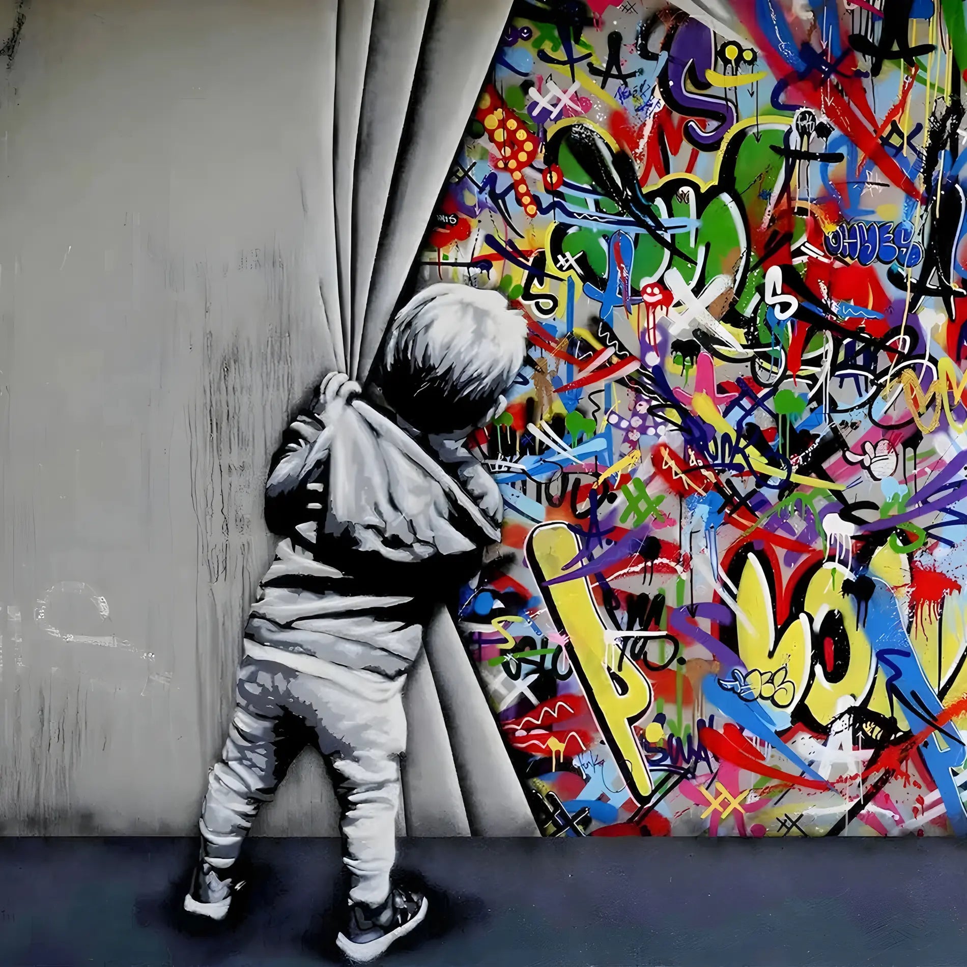 Banksy Canvas Wall Art Prints – YesArtYes