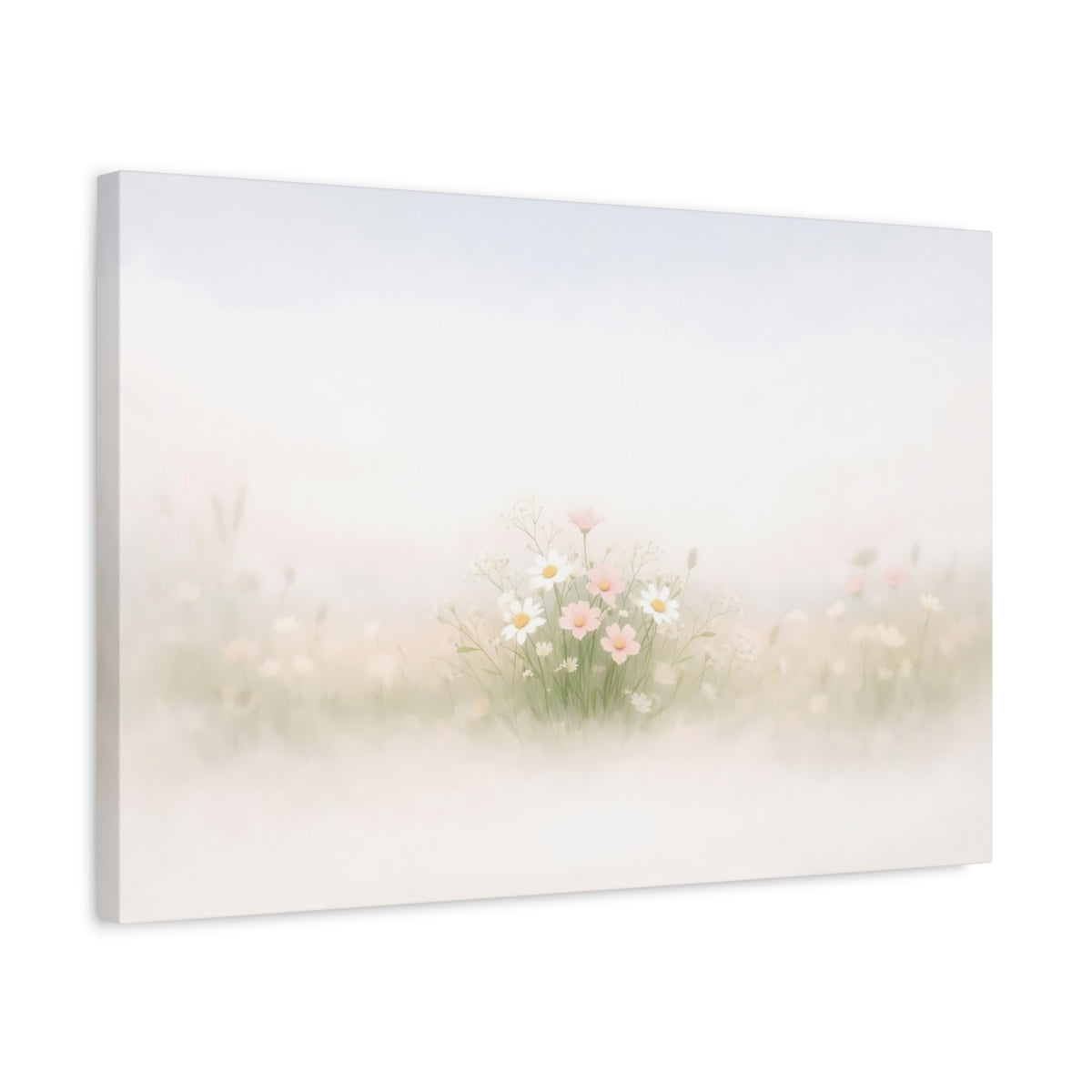 Flower Soft Wildflowers Floral - Canvas Wall Art Print