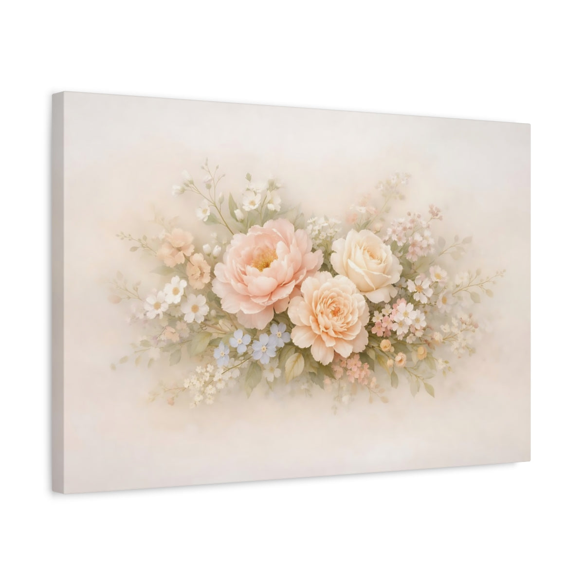Bouquet Floral Constellation - Impression sur toile