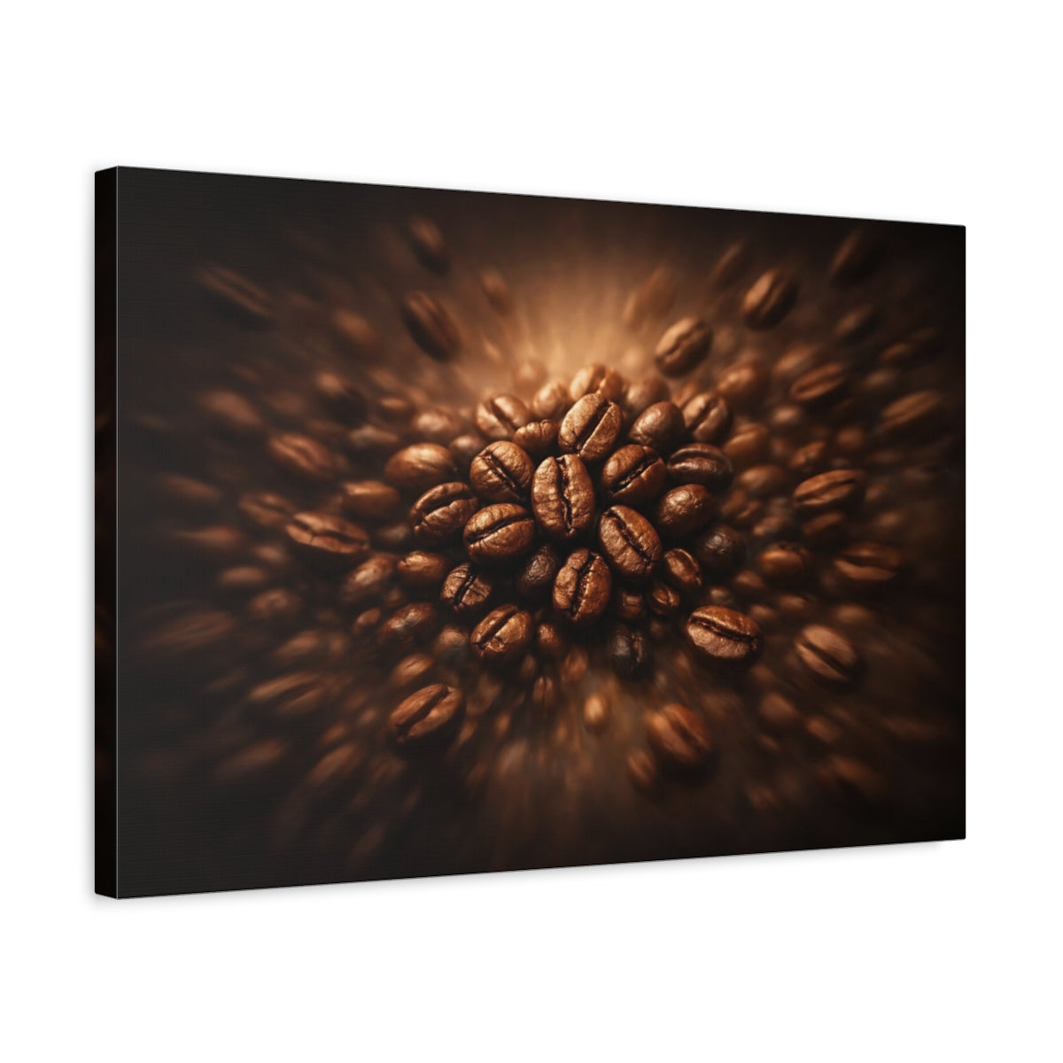 Moody Coffee Beans Nature - Canvas Wall Art Print