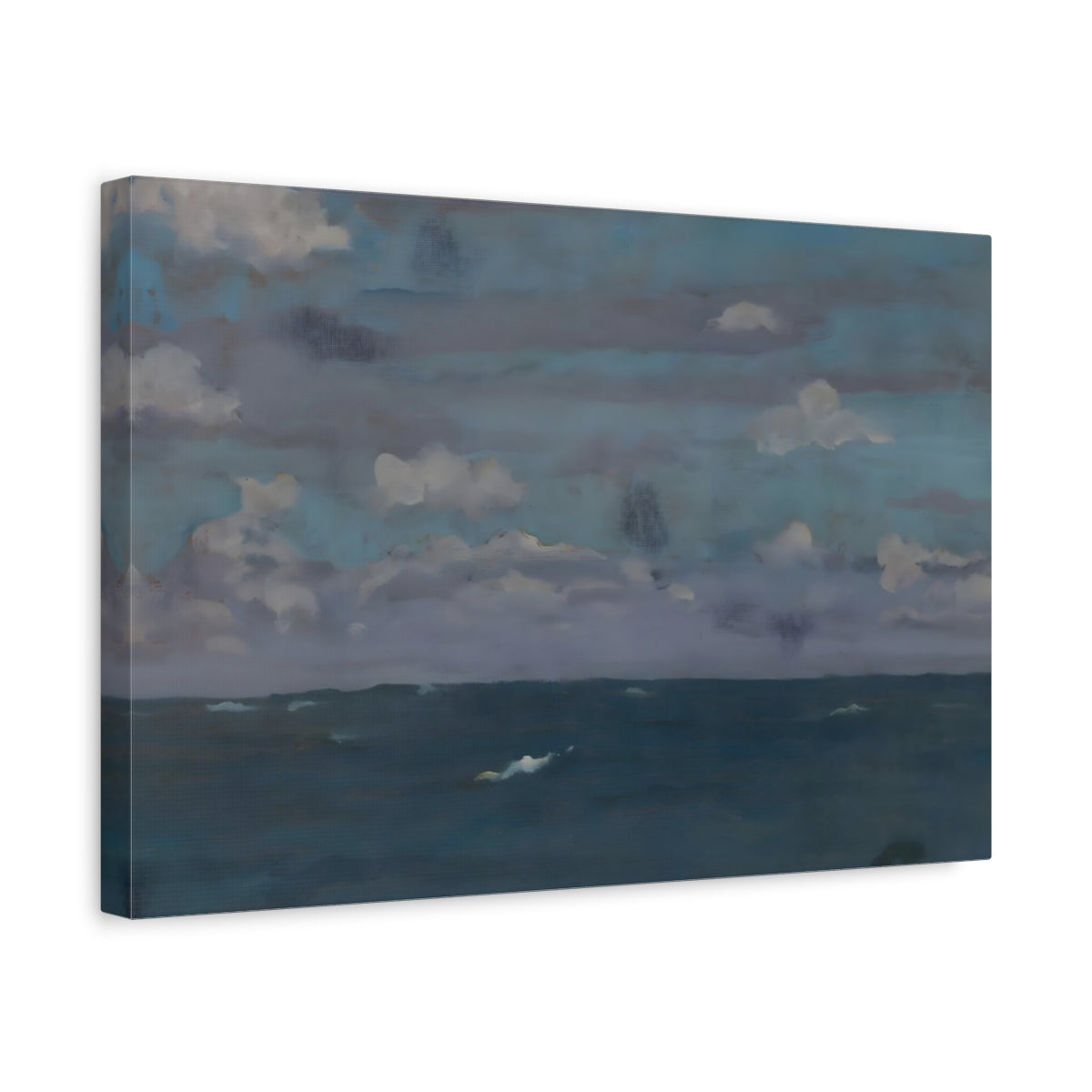 Nature Seascape Blue Gray - Canvas Wall Art Print
