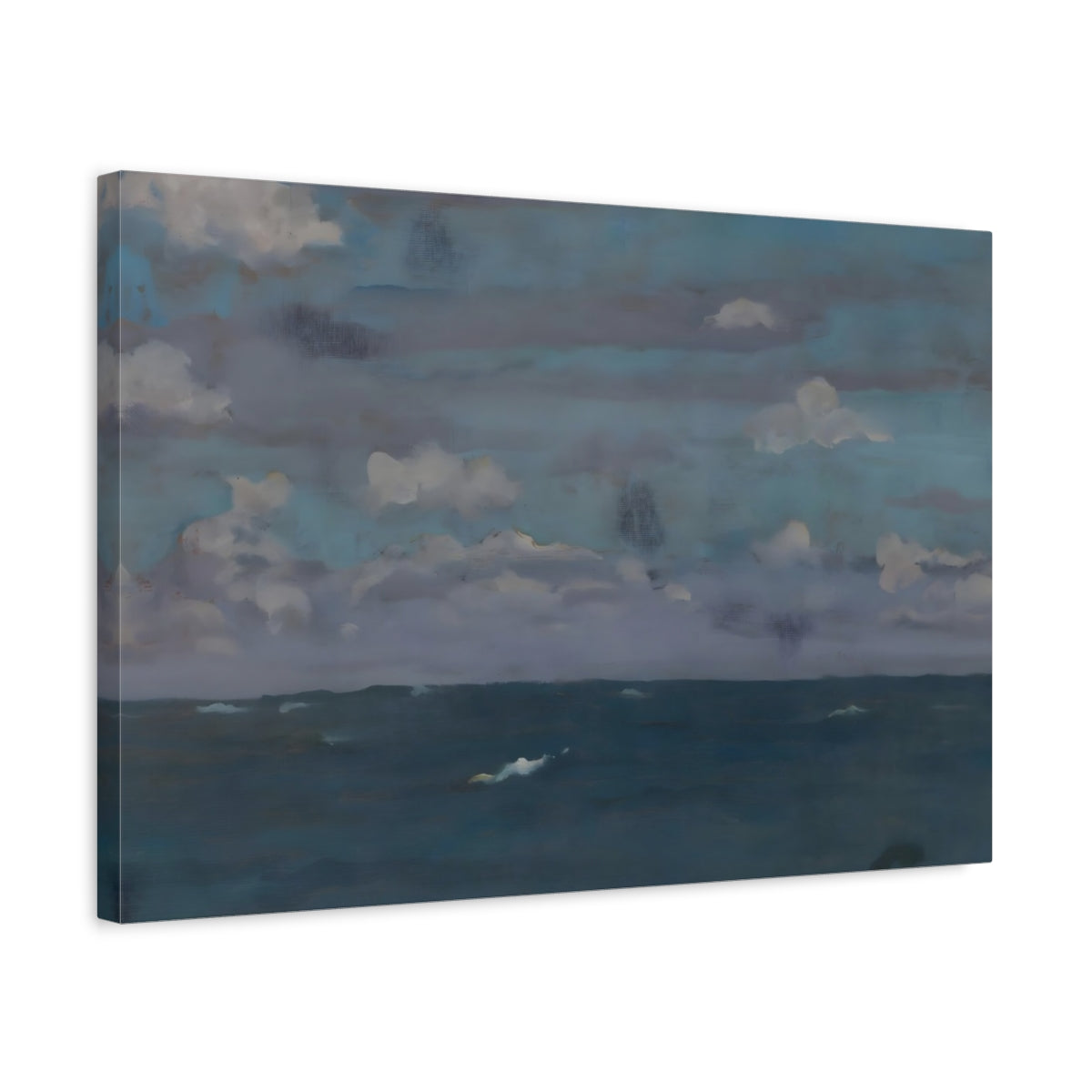 Nature Seascape Blue Gray - Canvas Wall Art Print