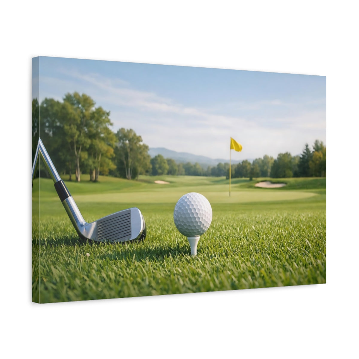 Golf Ball Sports - Canvas Wall Art Print