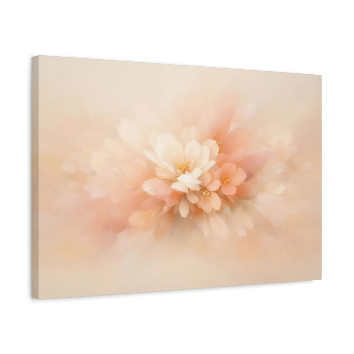Floral Minimal Abstract Blossoms - Canvas Wall Art Print