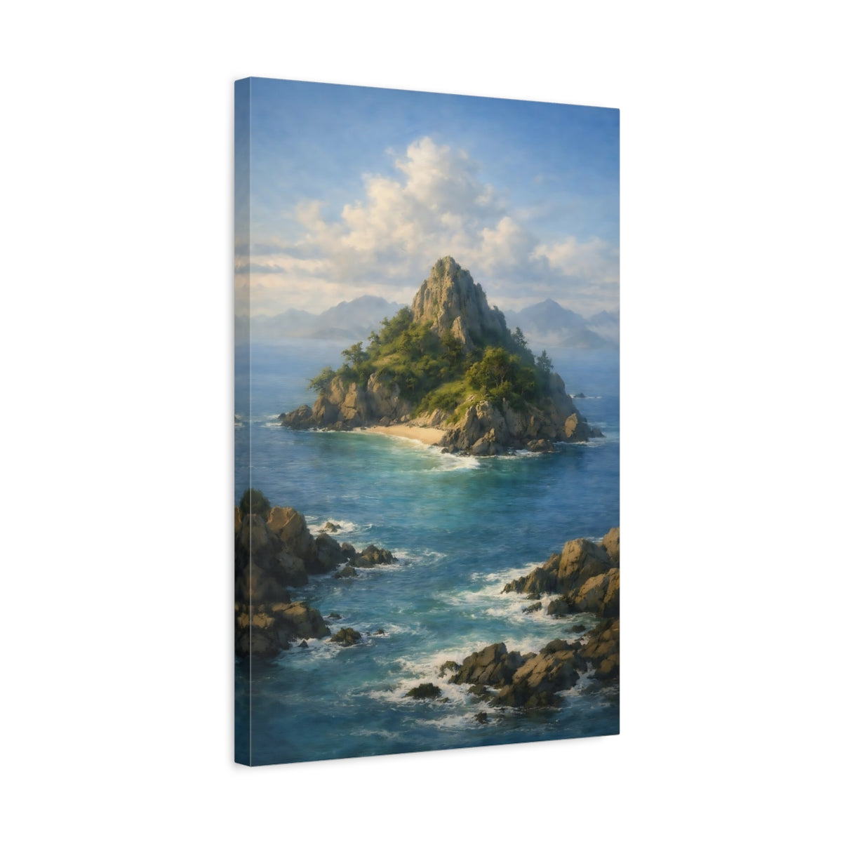 Nature Island Landscape - Canvas Wall Art Print