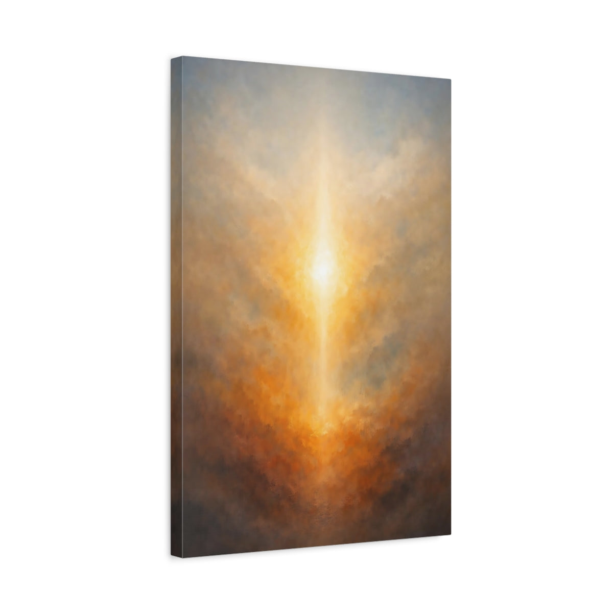 Abstract Radiant Light Golden - Canvas Wall Art Print