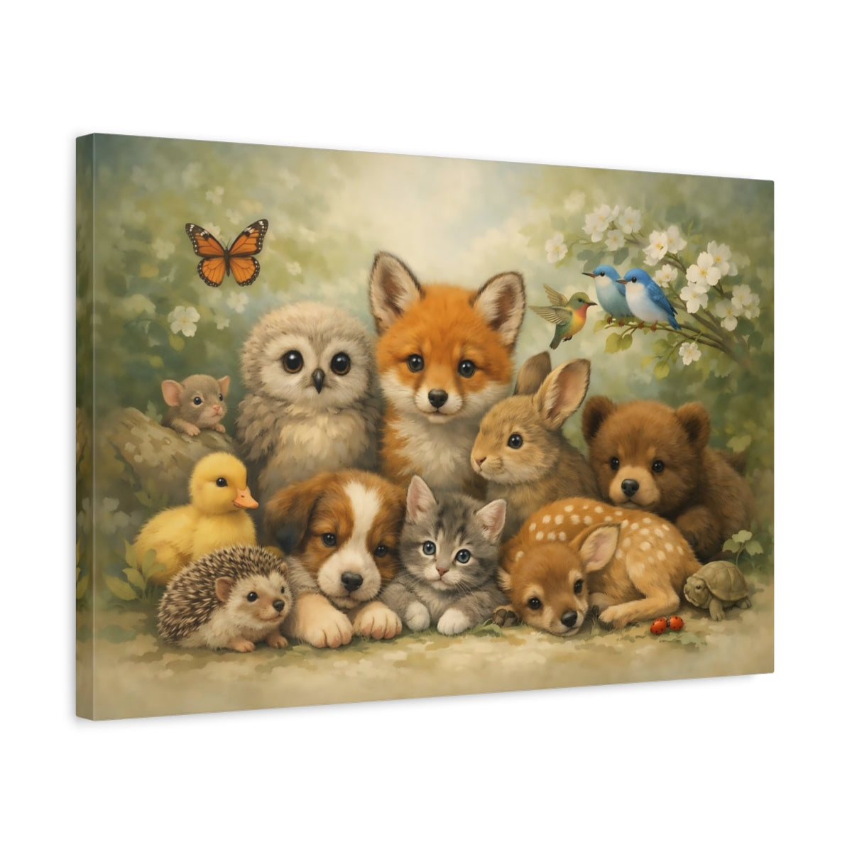 Baby Animals - Canvas Wall Art Print