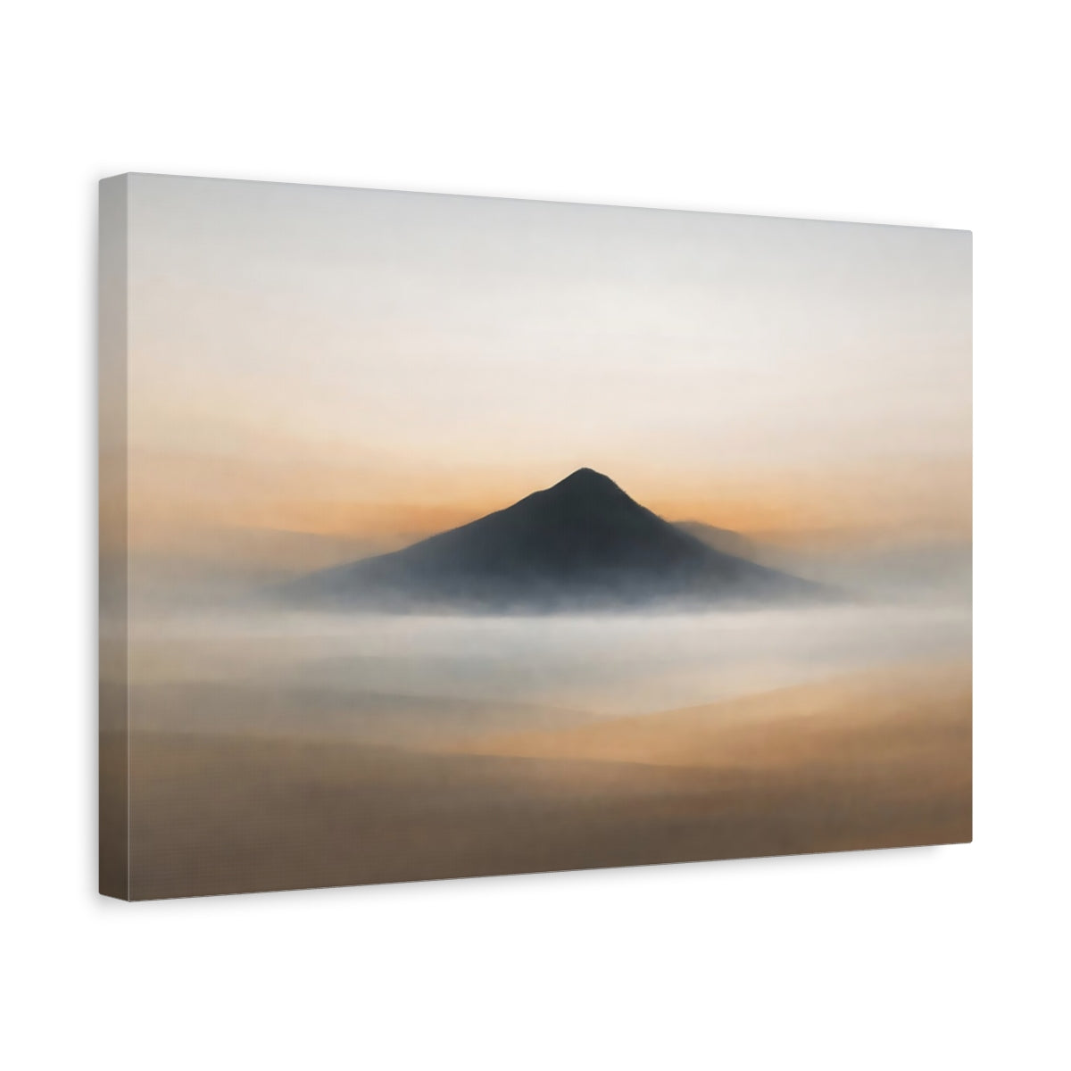 Minimal Abstract Mountain Nature - Canvas Wall Art Print
