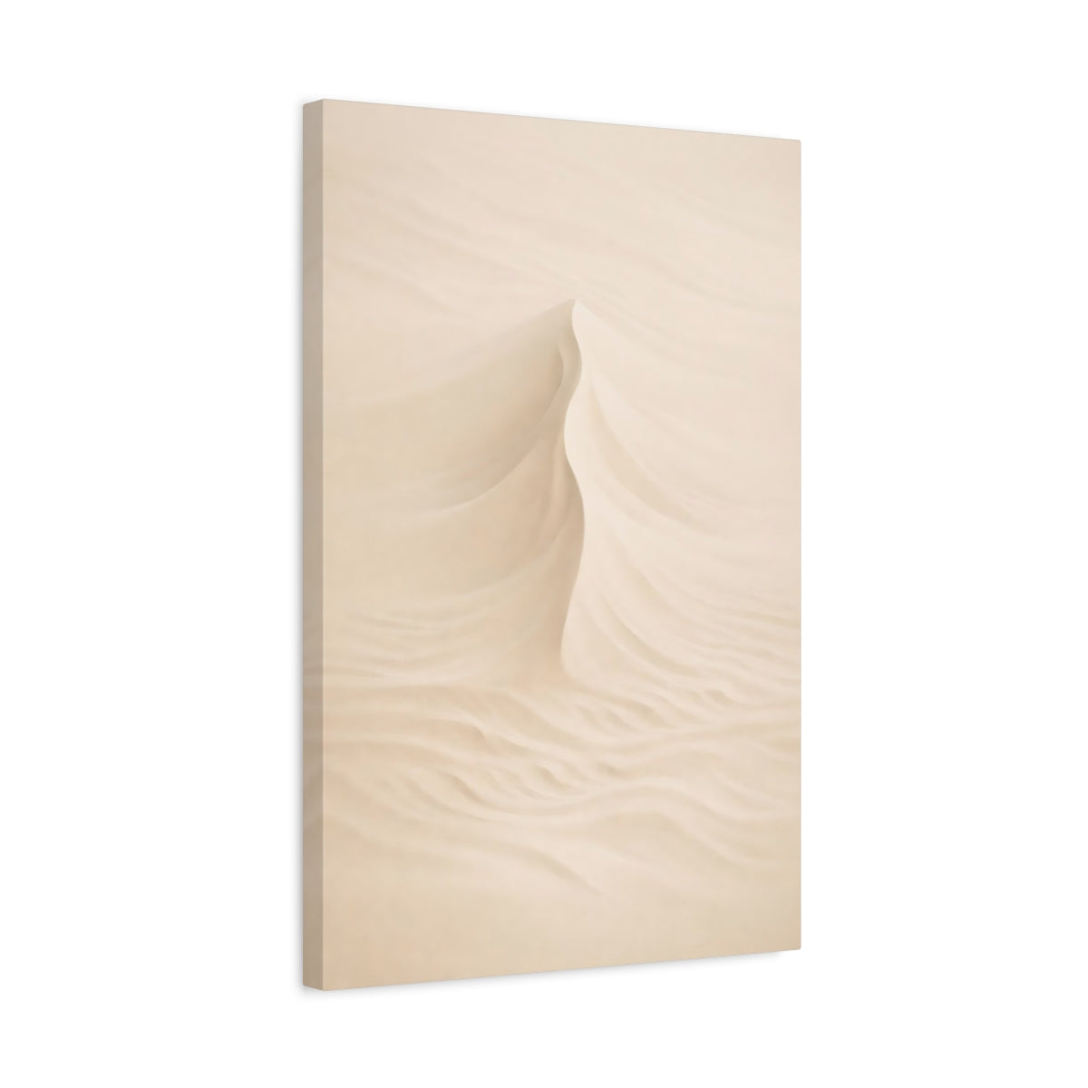 Side Mockup 3. Nature Sand Dune Desert Sand shown as stretched canvas wall art