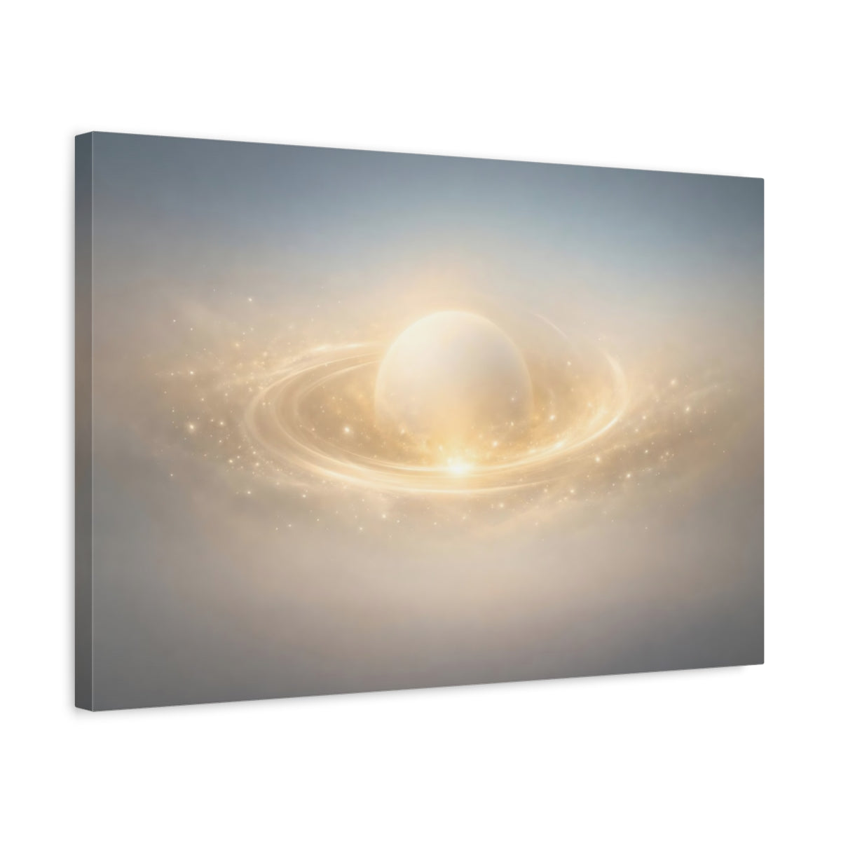 Nature Orbit Abstract Celestial Sphere Science Fiction - Canvas Wall Art Print