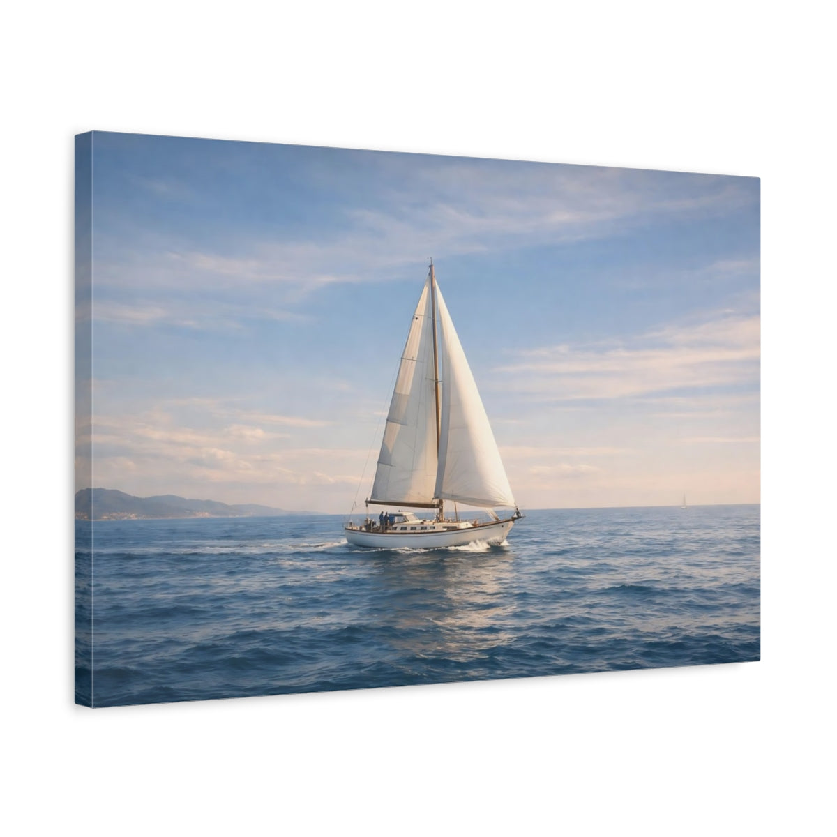 Sailboat Ocean Nature - Canvas Wall Art Print