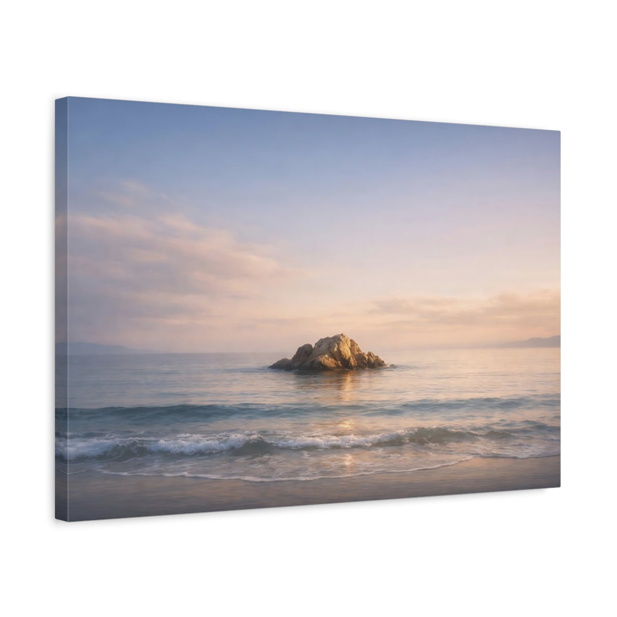Seascape Ufc Sea Rock Nature - Canvas Wall Art Print