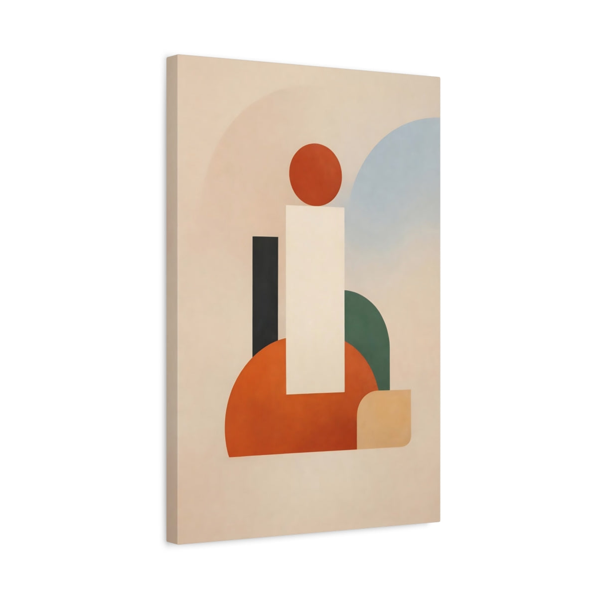 Side Mockup 3. Abstract Geometric Shapes Abstract Shapes shown as stretched canvas wall art