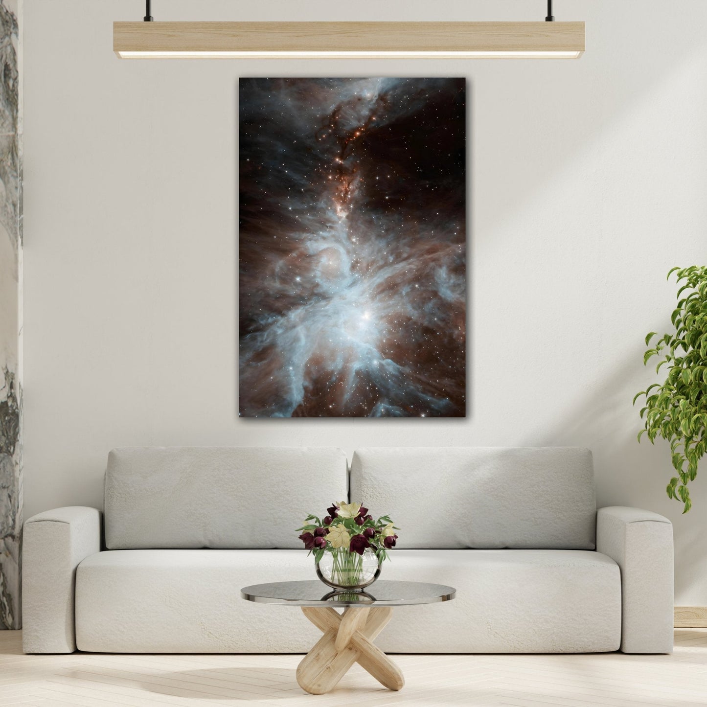 Abstract Space Canvas Print - Orion Nebula Dance NASA Wall Art