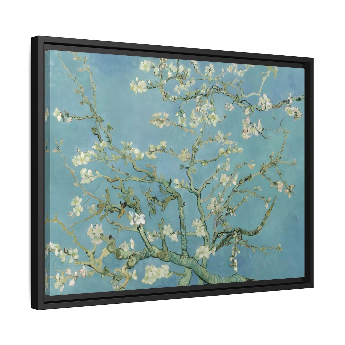 Almond Blossom Tree Van Gogh - Framed Canvas Wall Art Print