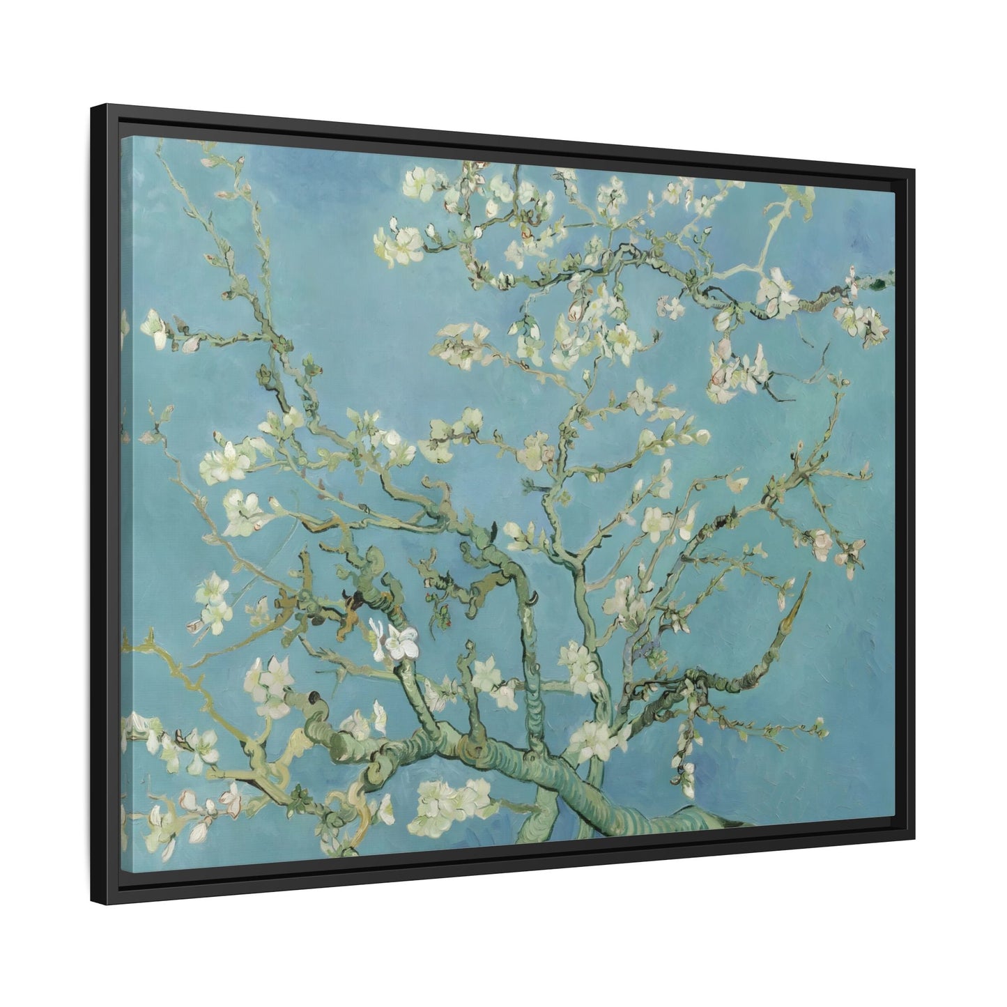 Almond Blossom Tree Van Gogh - Framed Canvas Wall Art Print