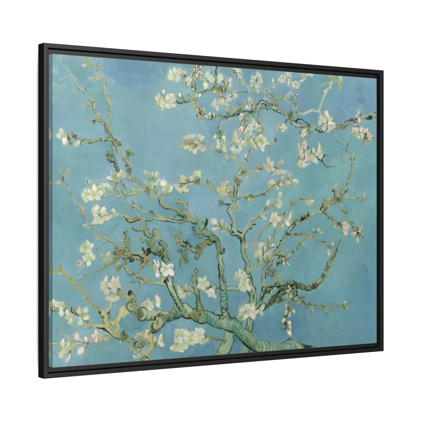 Almond Blossom Tree Van Gogh - Framed Canvas Wall Art Print