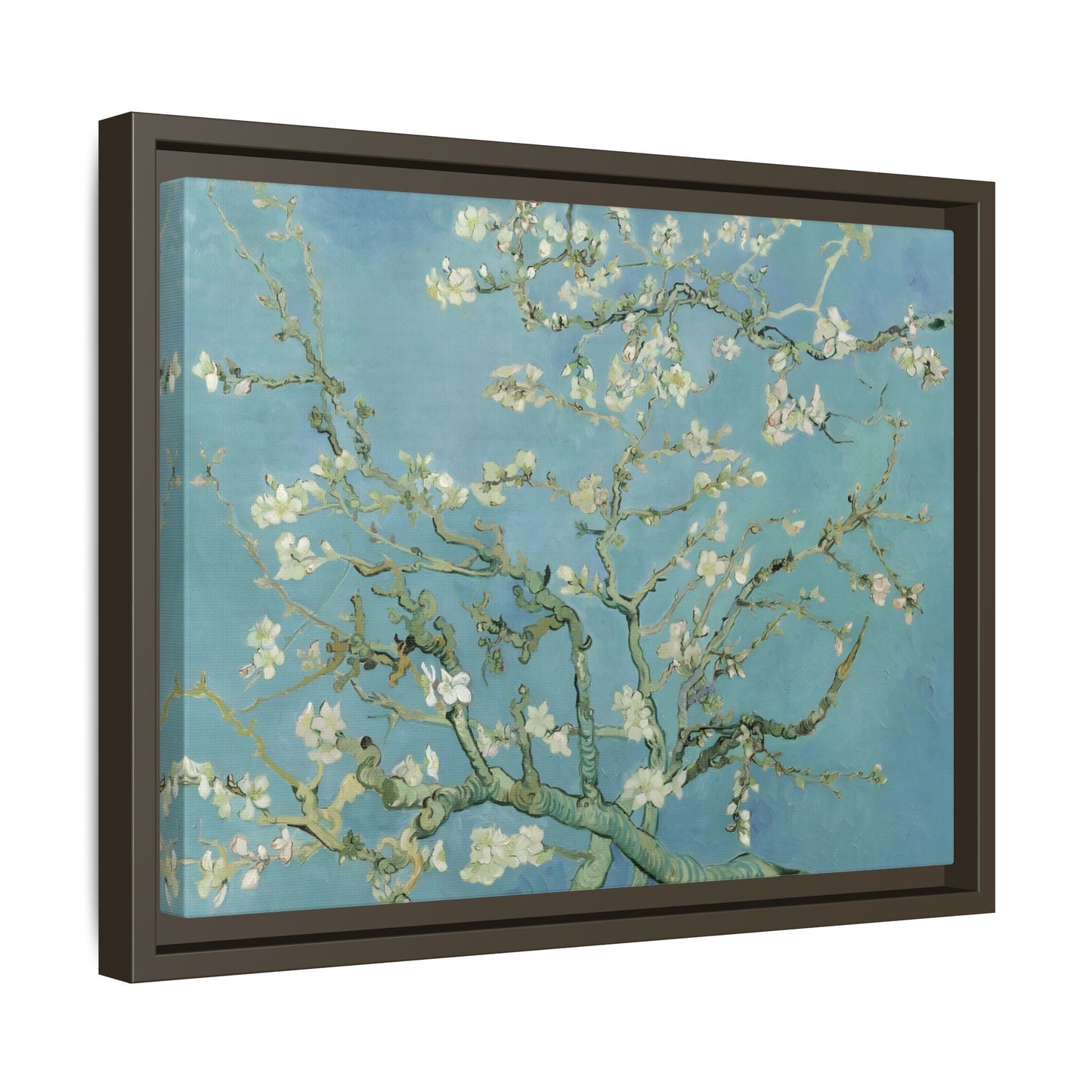 Almond Blossom Tree Van Gogh - Framed Canvas Wall Art Print