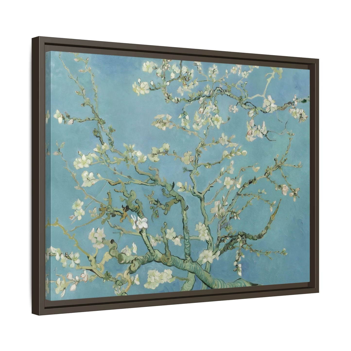 Almond Blossom Tree Van Gogh - Framed Canvas Wall Art Print