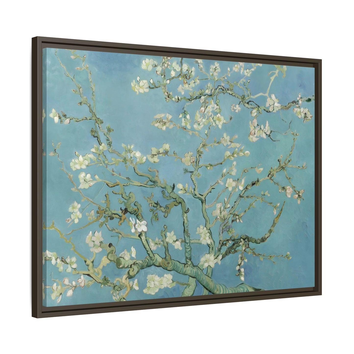 Almond Blossom Tree Van Gogh - Framed Canvas Wall Art Print