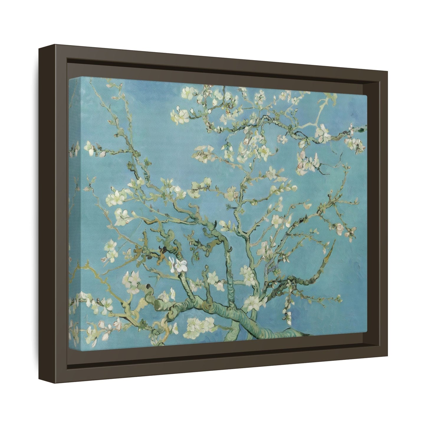 Almond Blossom Tree Van Gogh - Framed Canvas Wall Art Print
