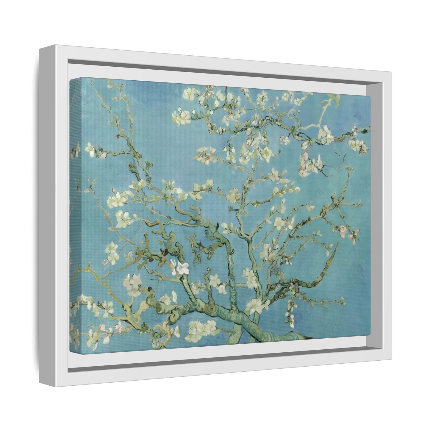 Almond Blossom Tree Van Gogh - Framed Canvas Wall Art Print