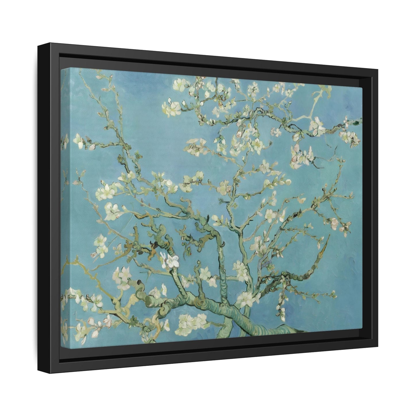 Almond Blossom Tree Van Gogh - Framed Canvas Wall Art Print