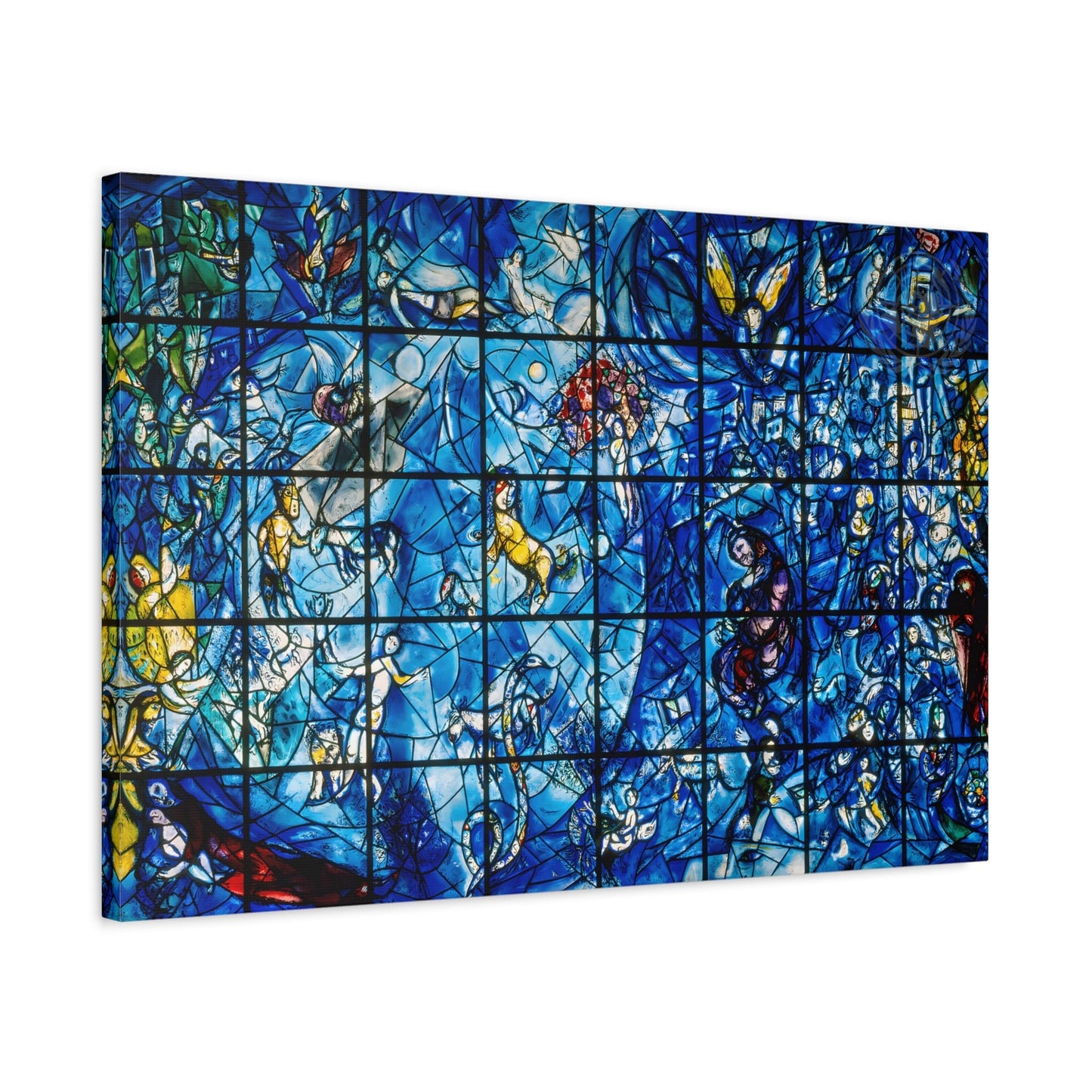 Blue Window Canvas Print - Large Chagall Wall Art Reproduction