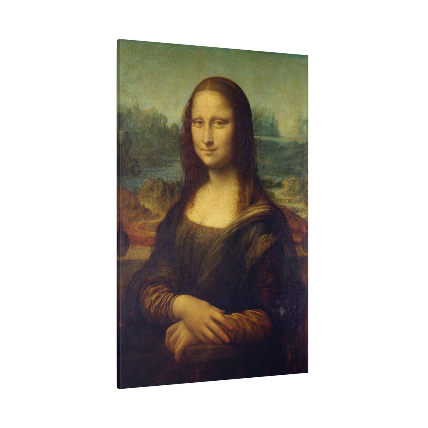 Canvas Mona Lisa Wall Art Print Reproduction