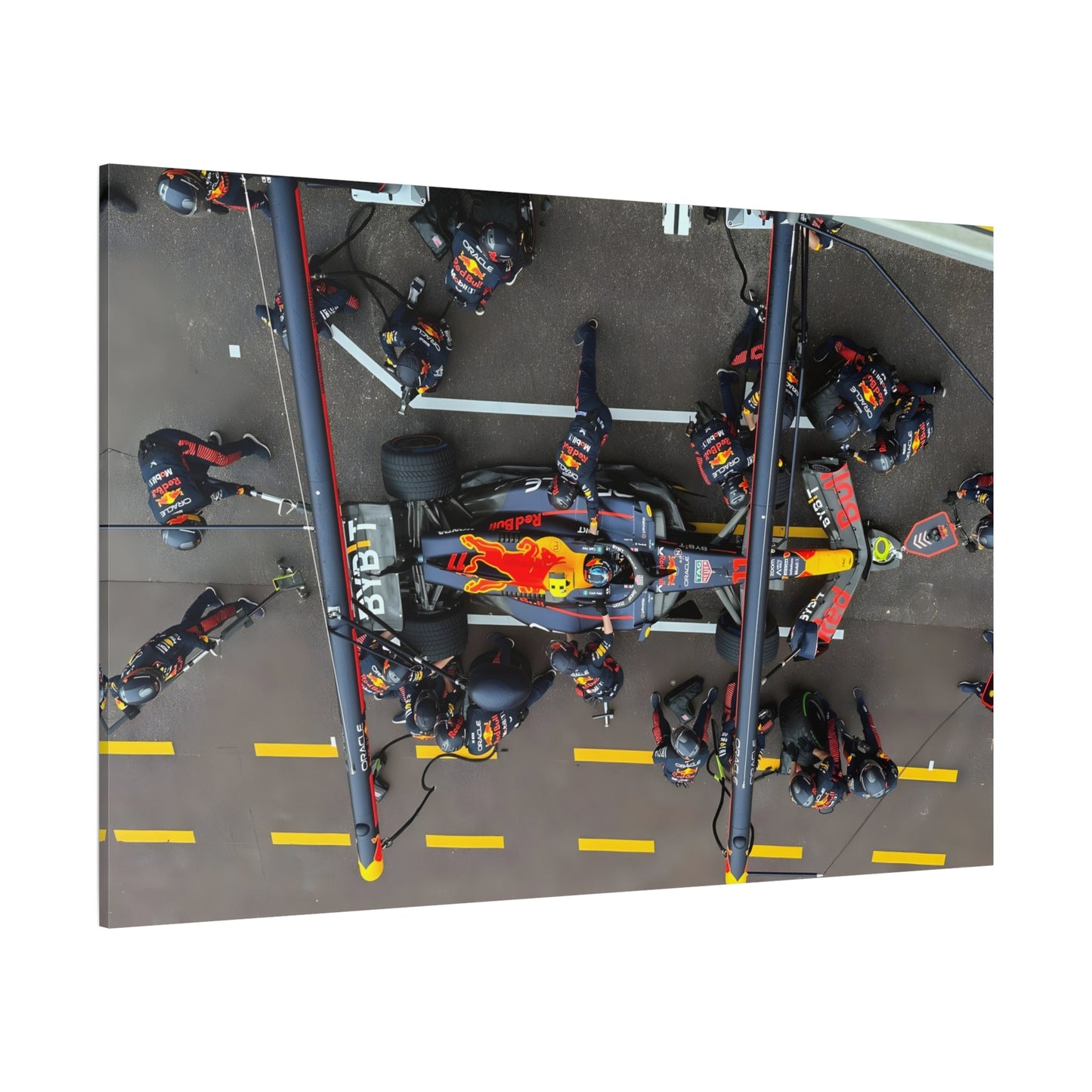 Car Racing Canvas Wall Art Man Cave Decor Print