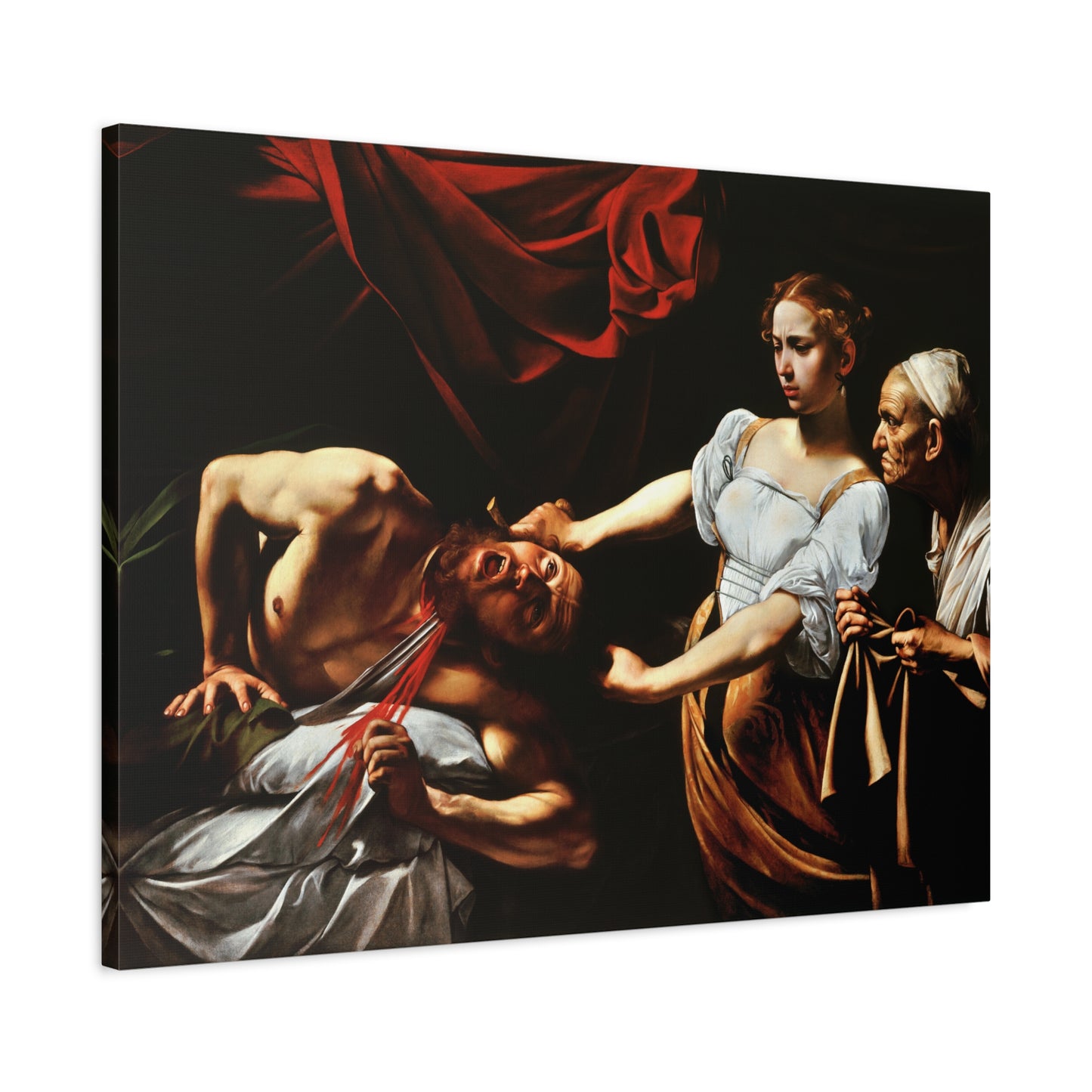 Caravaggio Judith Beheading Holofernes Canvas Wall Art Print