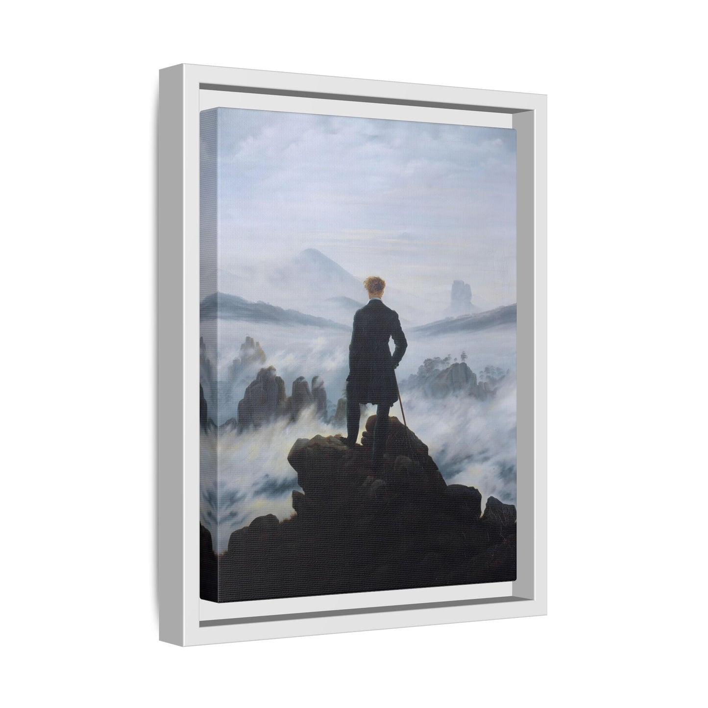 Caspar David Friedrich Canvas Print Wall Art Print - The Wanderer Above the Sea of Fog