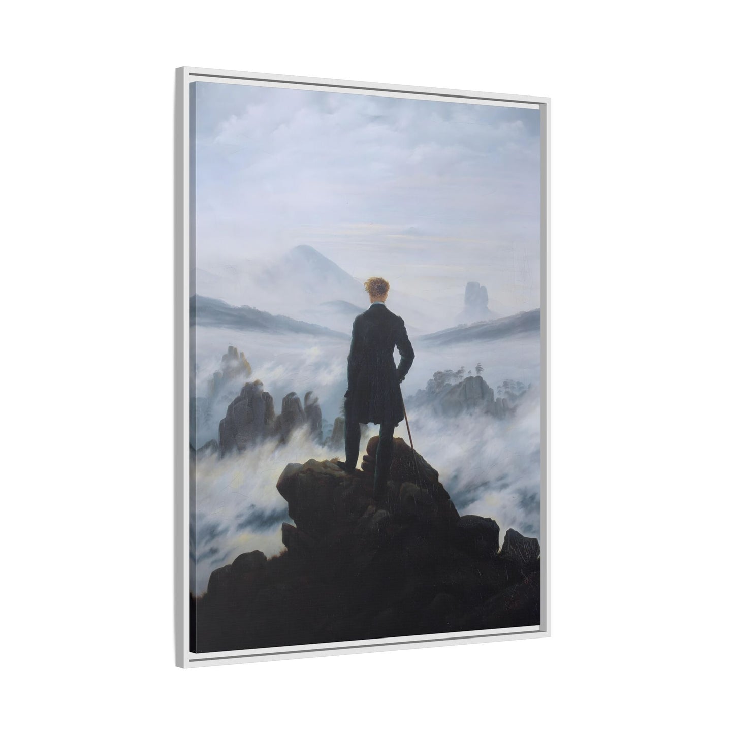 Caspar David Friedrich Canvas Print Wall Art Print - The Wanderer Above the Sea of Fog