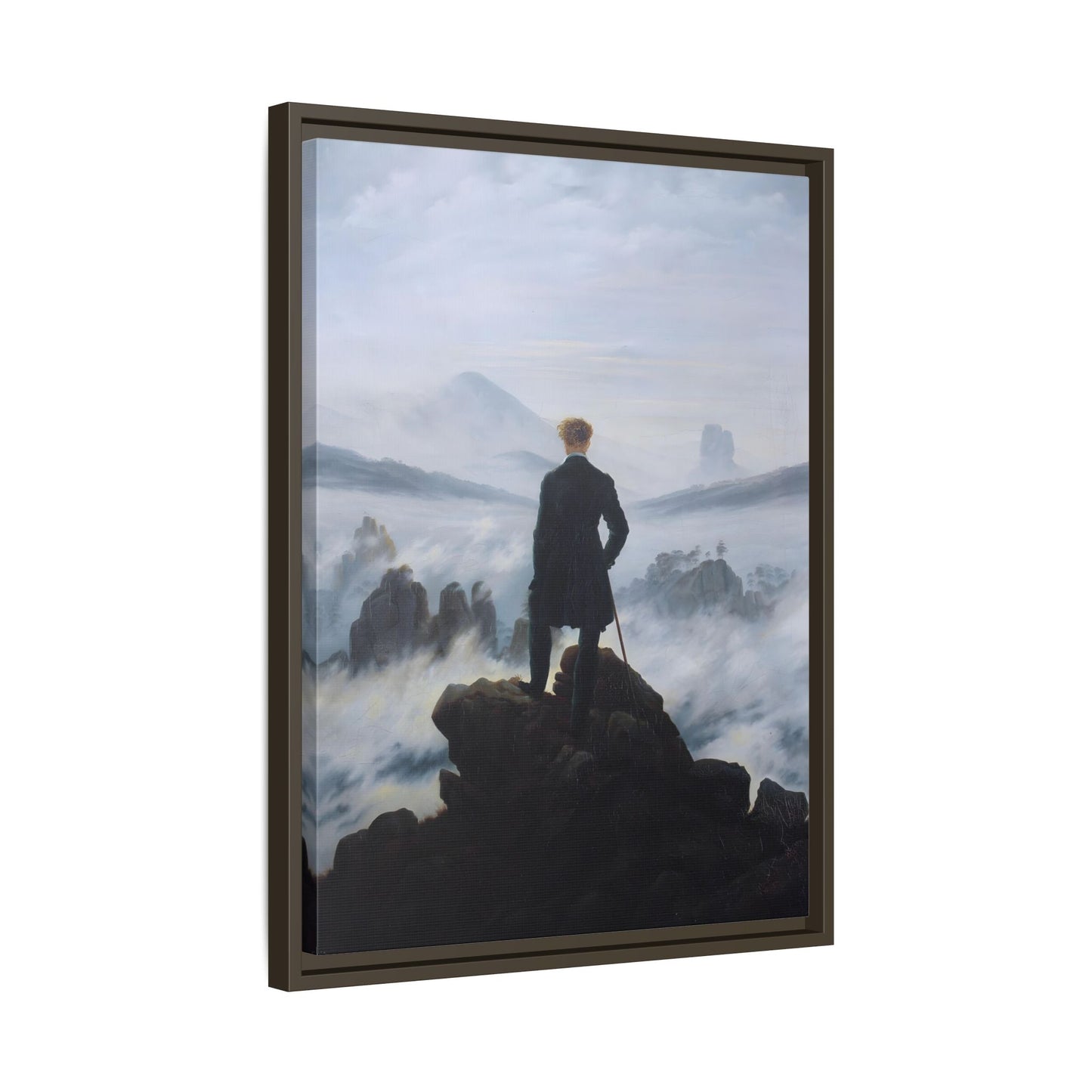 Caspar David Friedrich Canvas Print Wall Art Print - The Wanderer Above the Sea of Fog