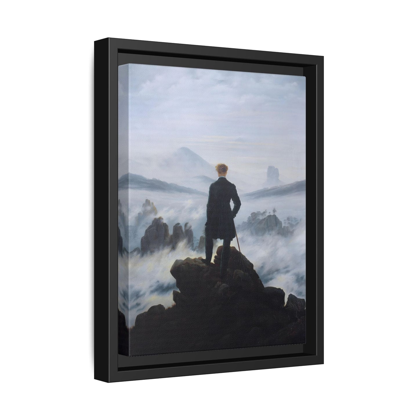 Caspar David Friedrich Canvas Print Wall Art Print - The Wanderer Above the Sea of Fog
