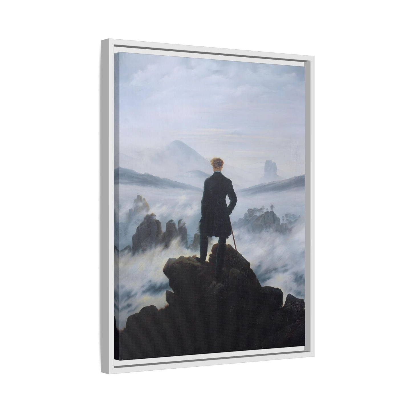 Caspar David Friedrich Canvas Print Wall Art Print - The Wanderer Above the Sea of Fog