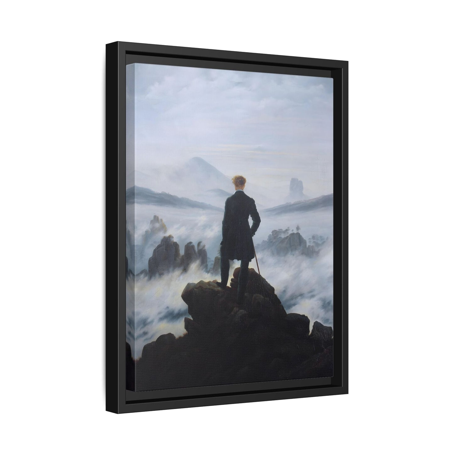 Caspar David Friedrich Canvas Print Wall Art Print - The Wanderer Above the Sea of Fog