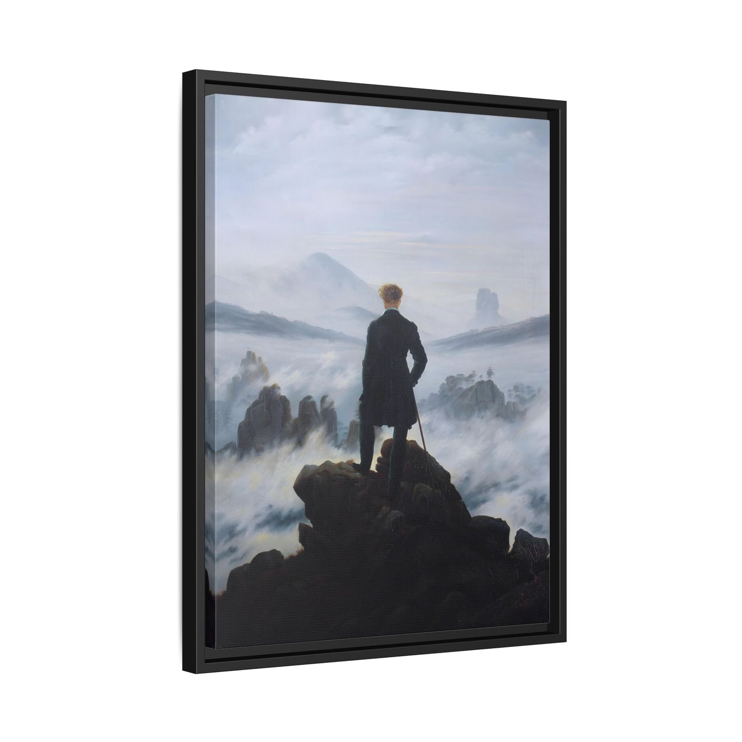 Caspar David Friedrich Canvas Print Wall Art Print - The Wanderer Above the Sea of Fog