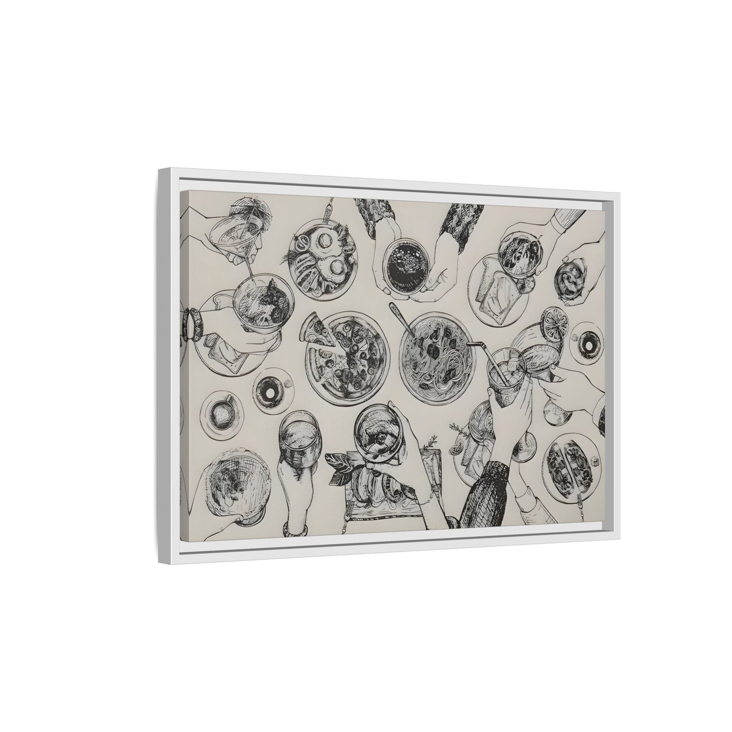 Cheers Cocktail Bar Cart Wall Art Canvas Print, Trendy Kitchen Decor