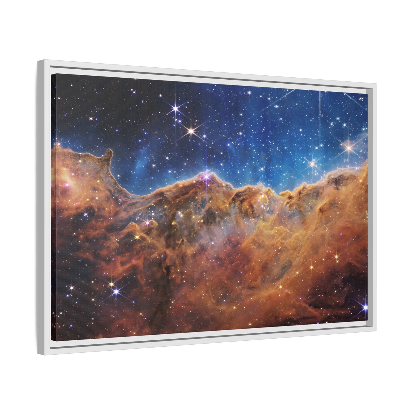 Cosmic Cliffs Canvas Wall Art Print - NASA James Webb Space Telescope