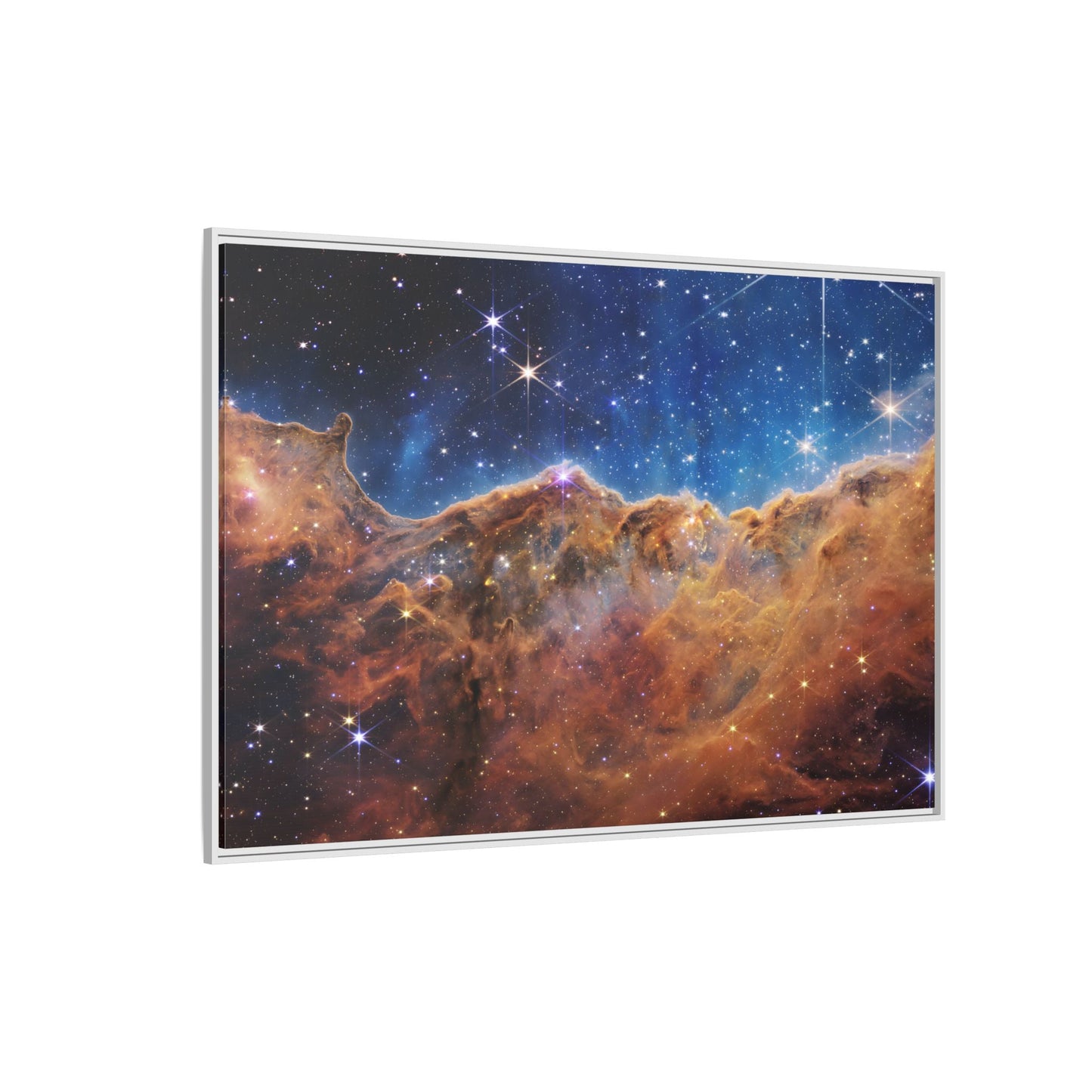 Cosmic Cliffs Canvas Wall Art Print - NASA James Webb Space Telescope