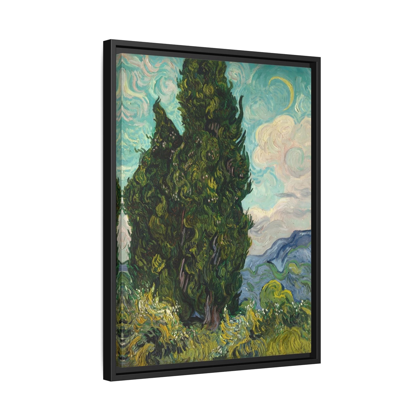 Cypresses Canvas Print - Framed Van Gogh Wall Art Prints