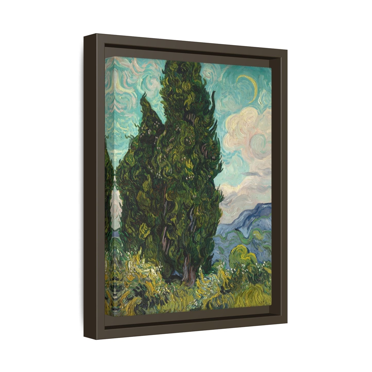 Cypresses Canvas Print - Framed Van Gogh Wall Art Prints