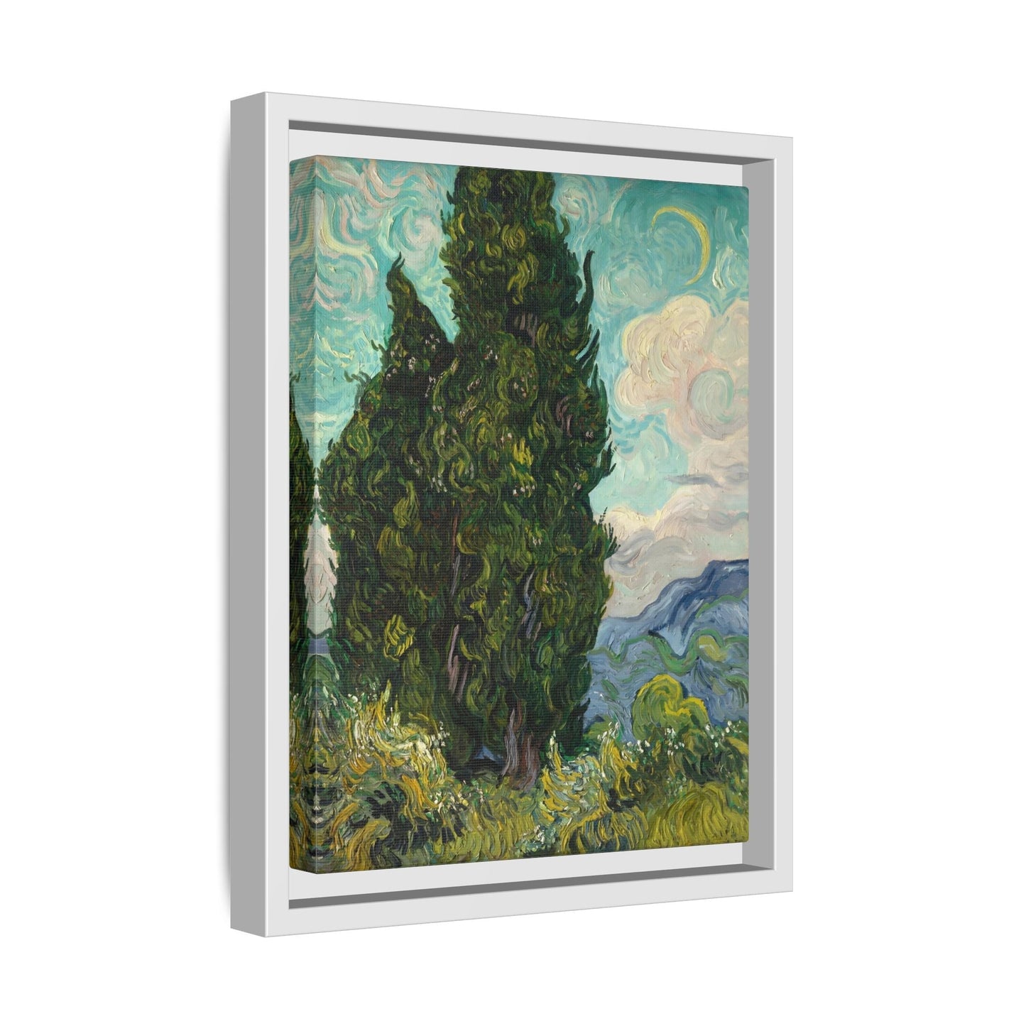 Cypresses Canvas Print - Framed Van Gogh Wall Art Prints