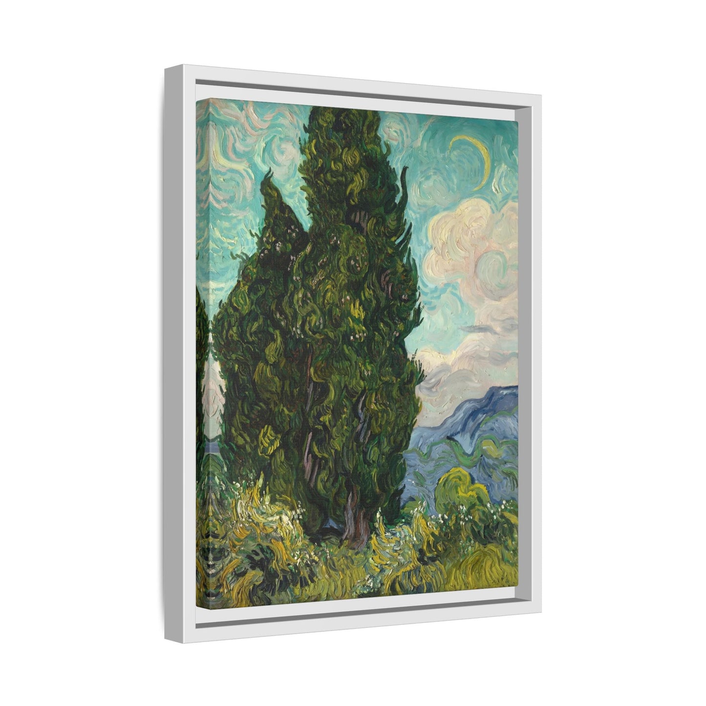 Cypresses Canvas Print - Framed Van Gogh Wall Art Prints