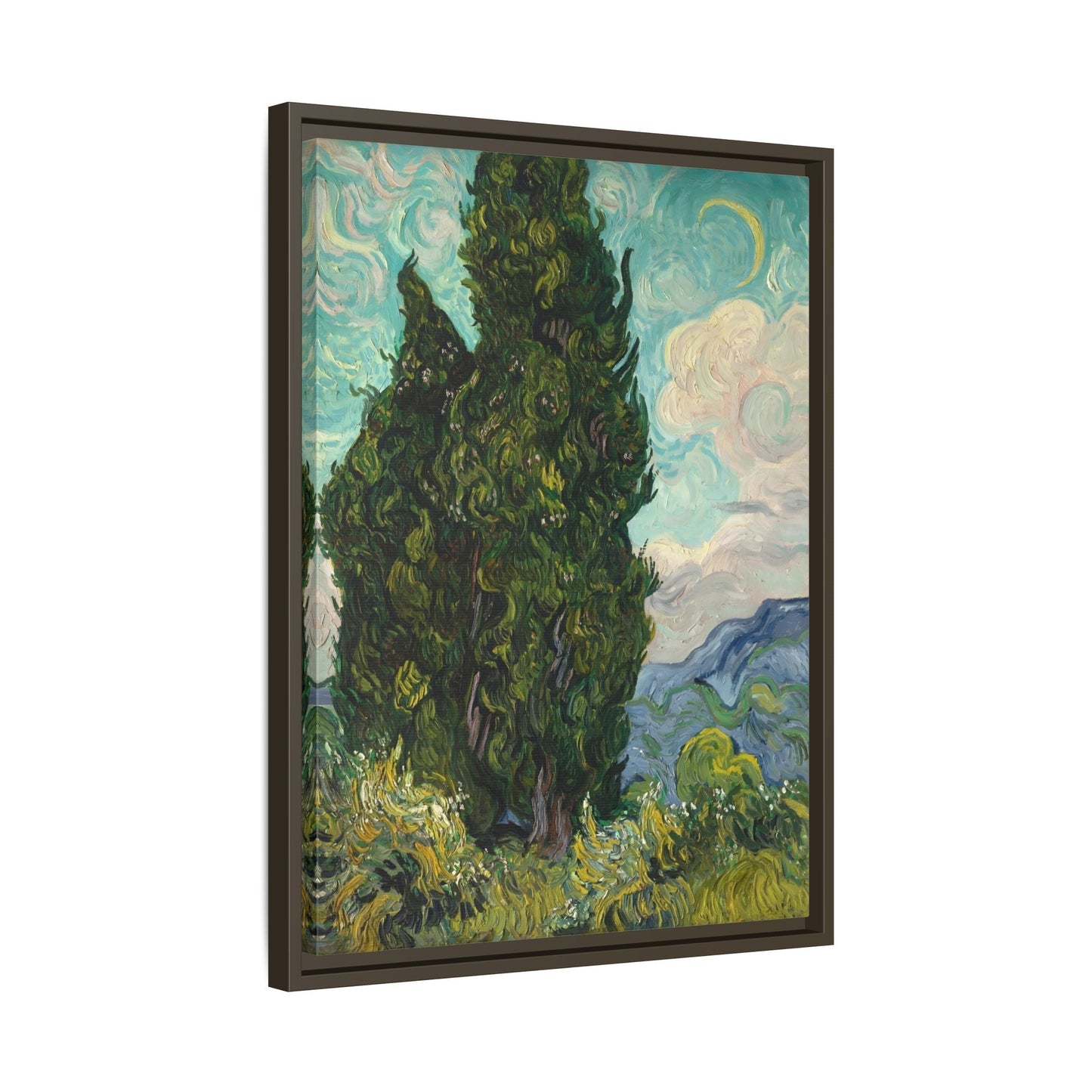 Cypresses Canvas Print - Framed Van Gogh Wall Art Prints