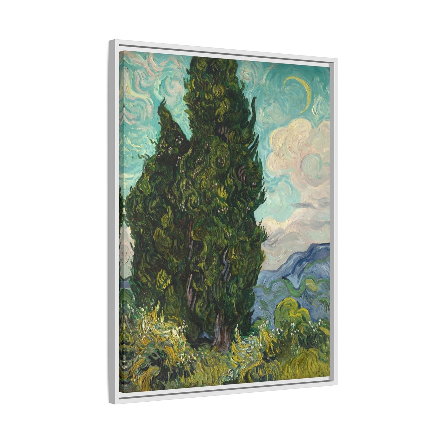 Cypresses Canvas Print - Framed Van Gogh Wall Art Prints