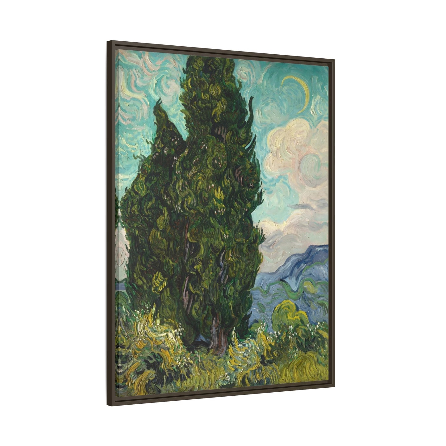 Cypresses Canvas Print - Framed Van Gogh Wall Art Prints