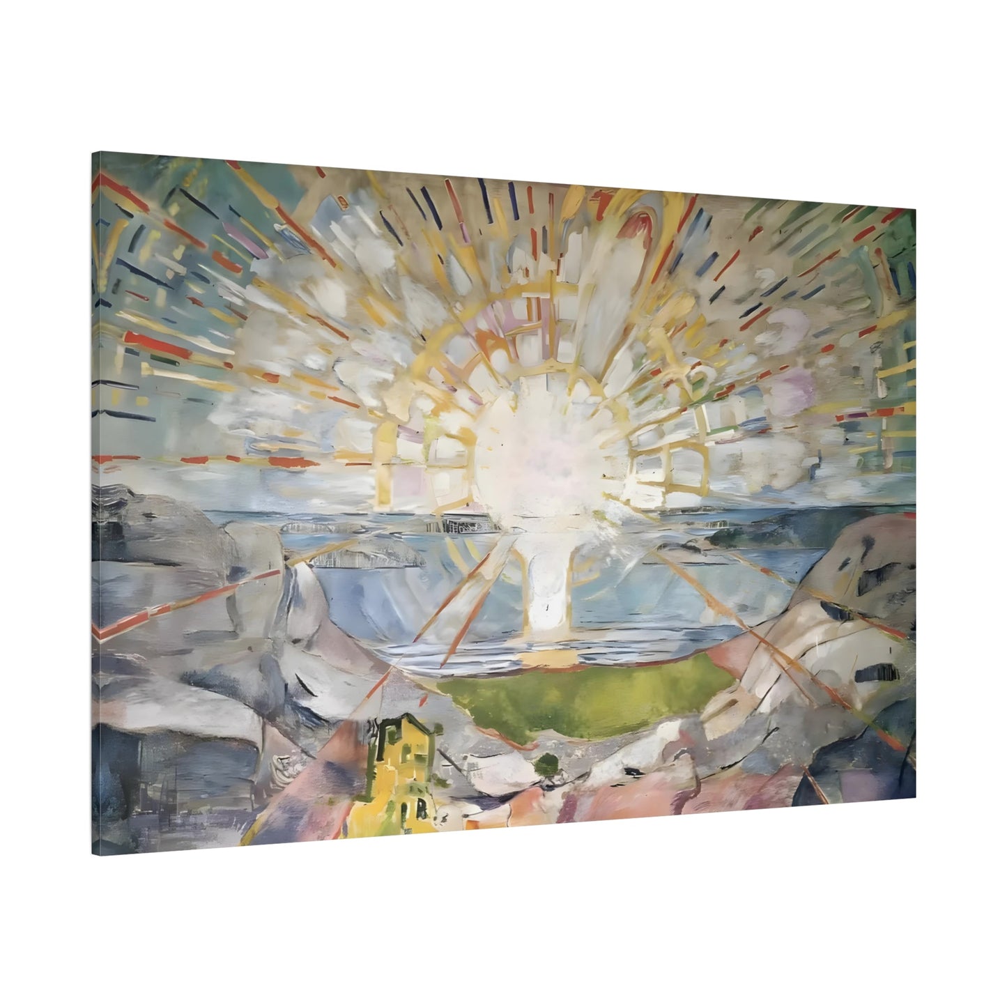 Edvard Munch The Sun Canvas Wall Art Print