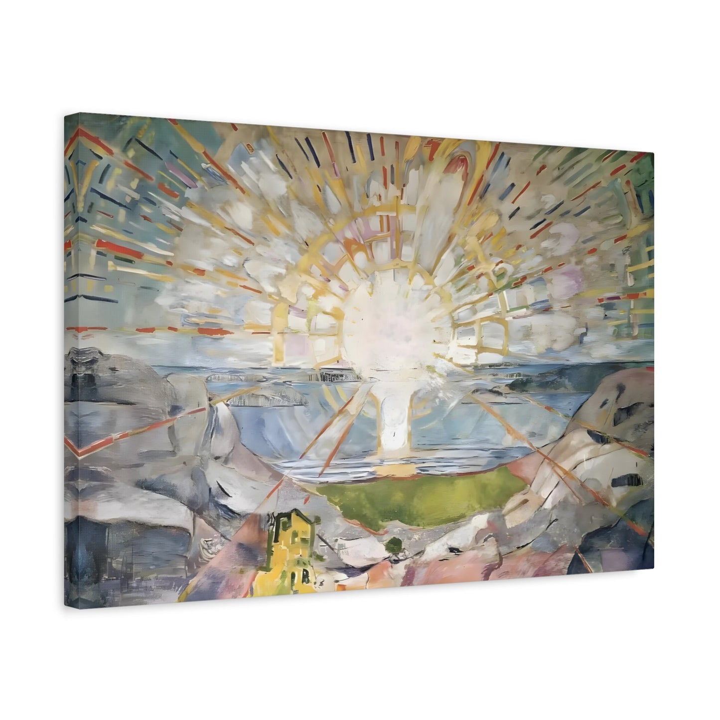 Edvard Munch The Sun Canvas Wall Art Print